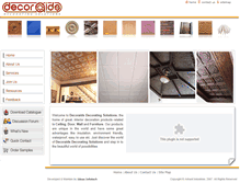 Tablet Screenshot of decoraids.in